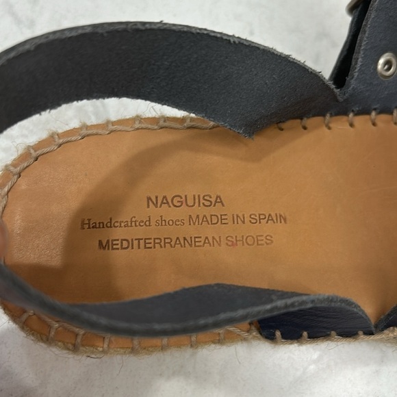 Anthropologie Naguisa Sandals Women Mediterranean Fisherman Espadrille 40 US 9.5 - Picture 5 of 16